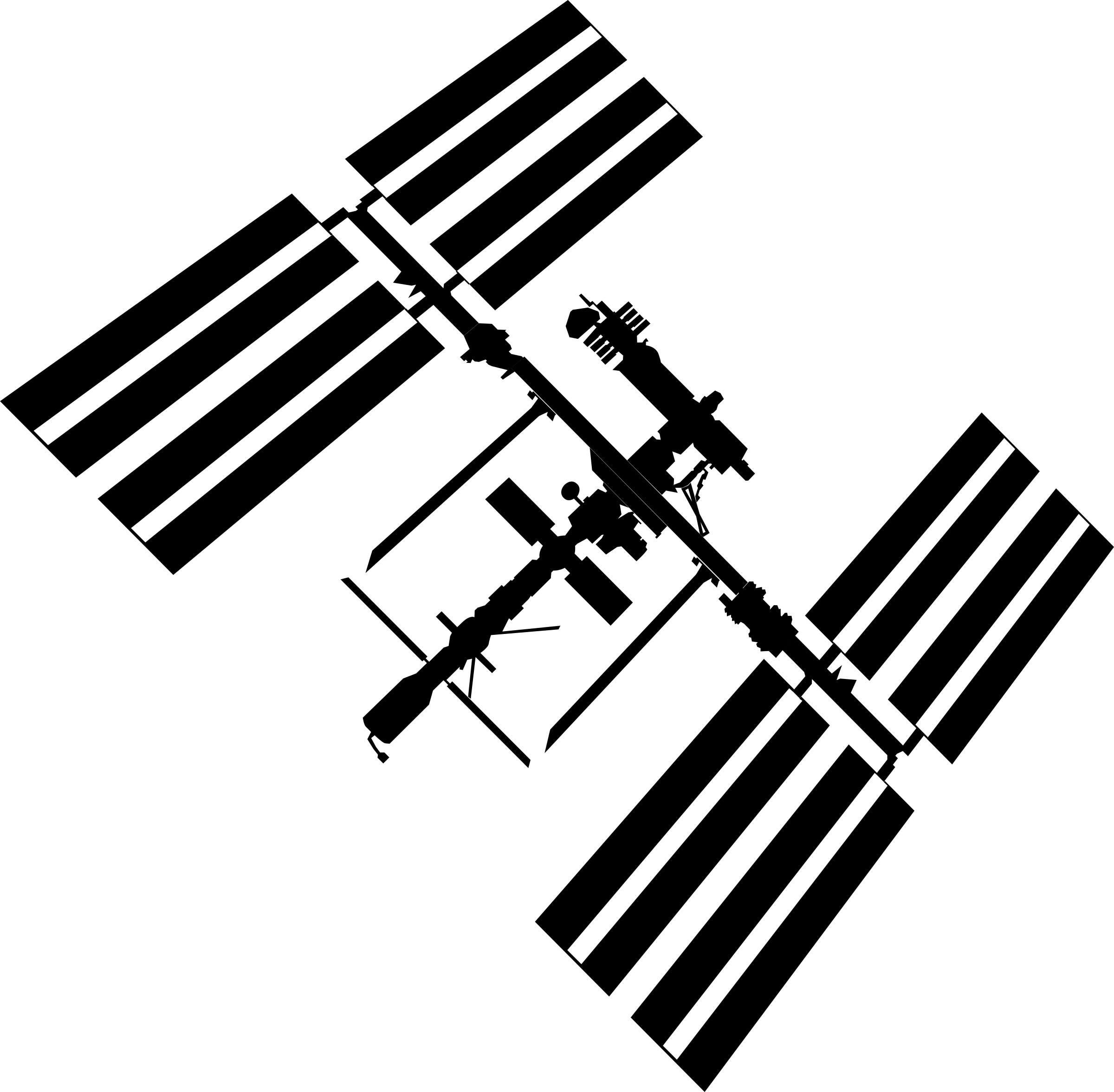 International Space Station Png - International Space Station Clipart Transparent Png (2400x2353), Png Download