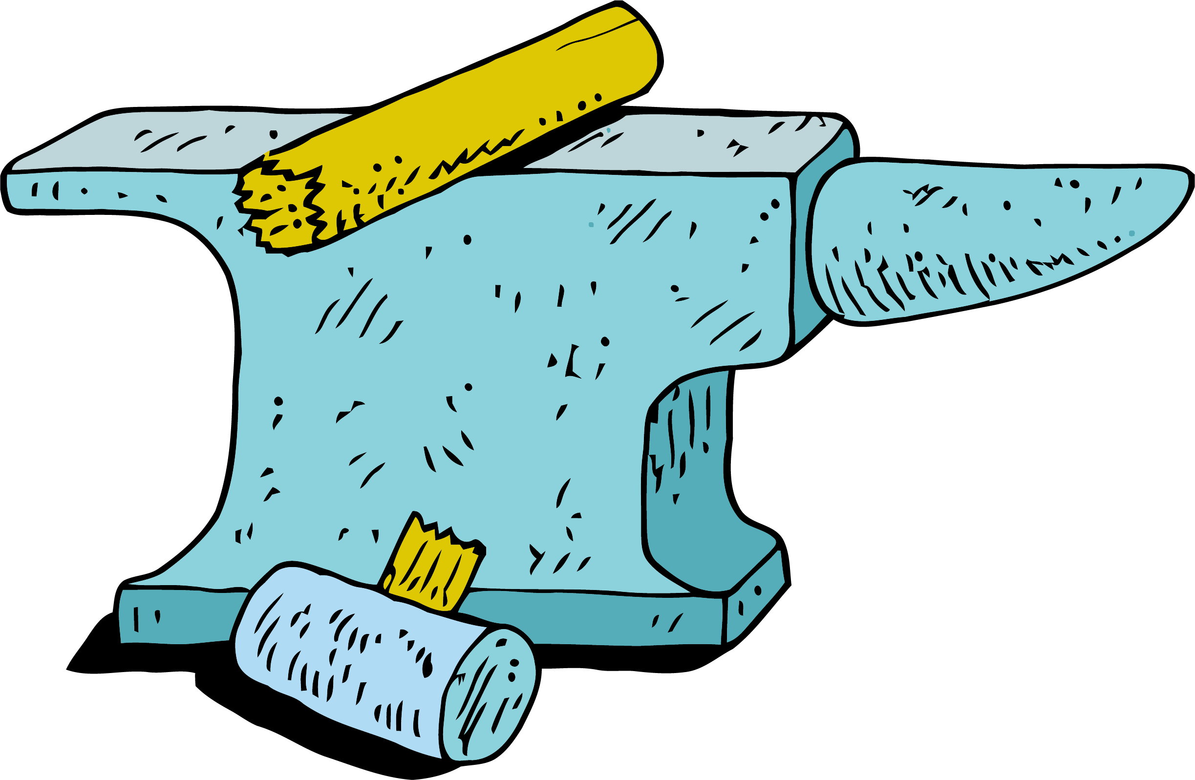 Carpanter Anvil Clipart Png Transparent Png (2446x1597), Png Download