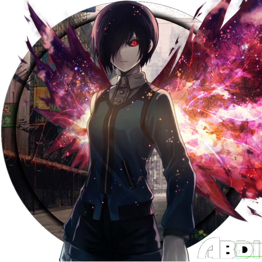 Touka-chan - - Tokyo Ghoul Touka Wings Clipart (853x853), Png Download