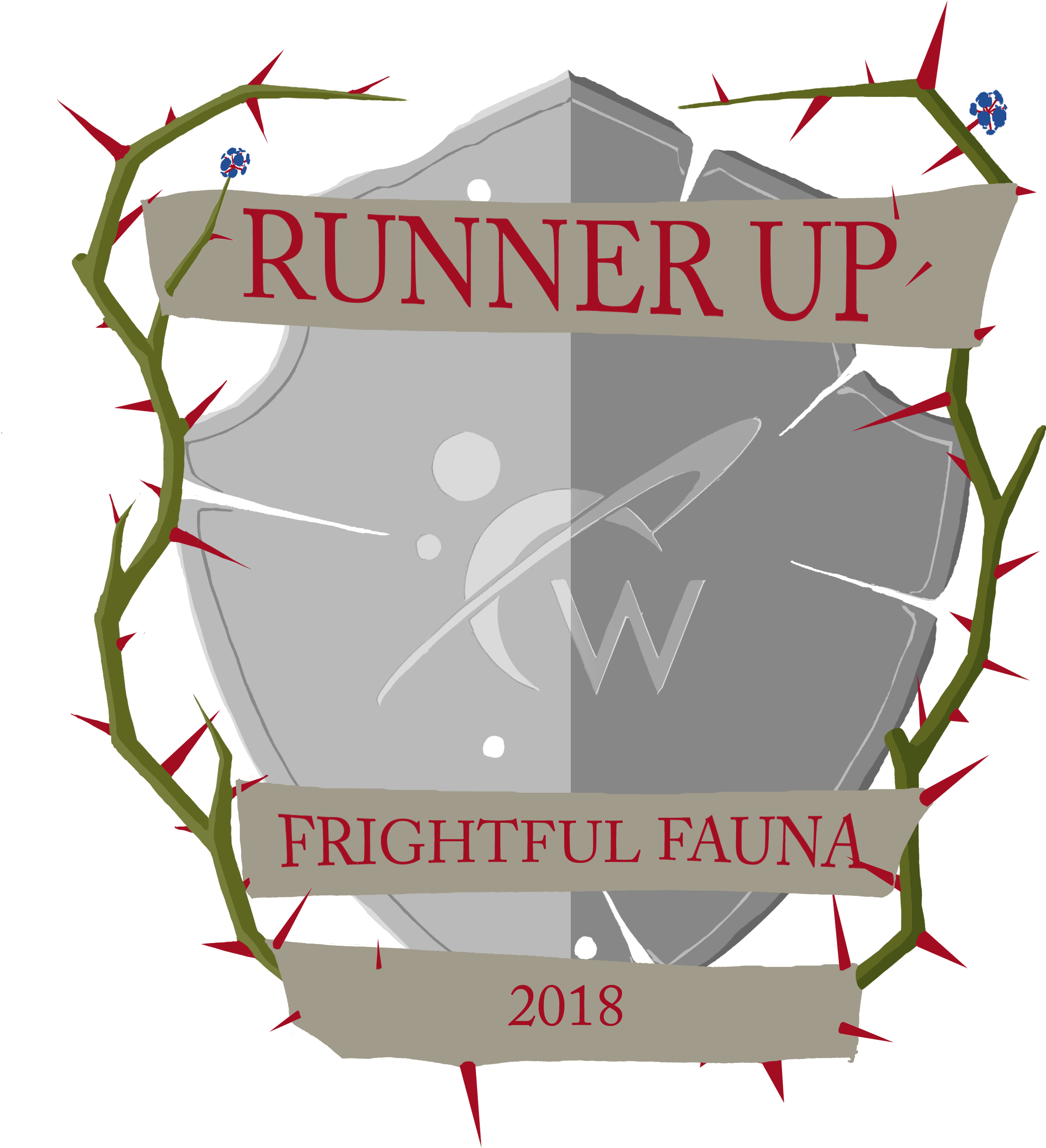 Wa 2018 Creaturebadge Runnerup - Graphic Design Clipart (3000x3000), Png Download