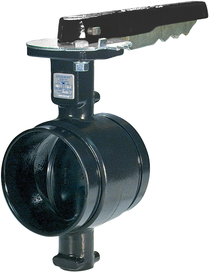 Valves & Valve Accessories - Grooved Butterfly Valve Clipart (500x642), Png Download