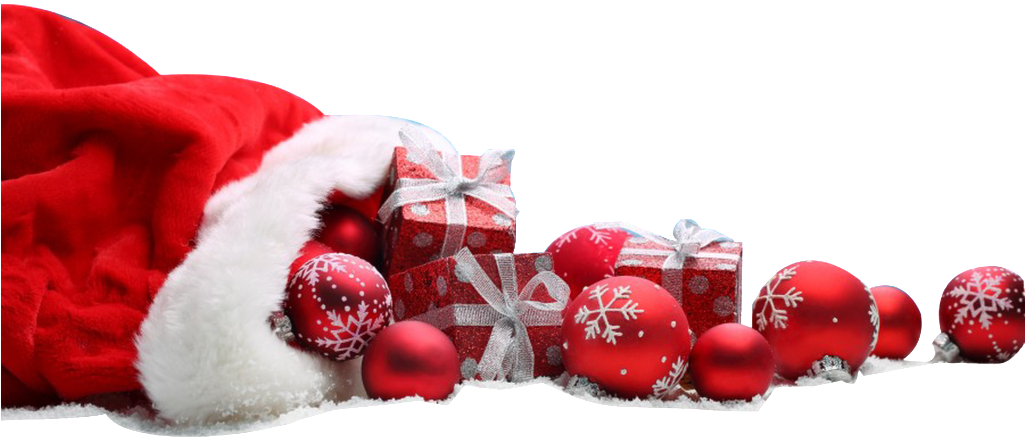 Christmas Gifts Scattered Around The Ground Clipart (1025x441), Png Download