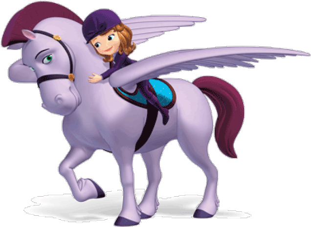 Cavalo Da Princesinha Sofia Clipart (640x480), Png Download