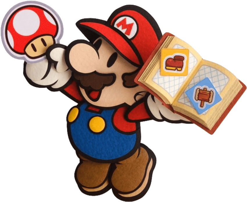 Free Png Download Paper Mario Sticker Star Mario Png - Paper Mario Is Dying Clipart (850x696), Png Download