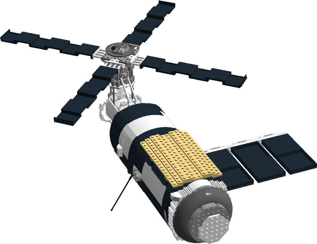 In 1979, Atmospheric Drag Caused The Space Station - Lego Skylab Clipart (1680x889), Png Download