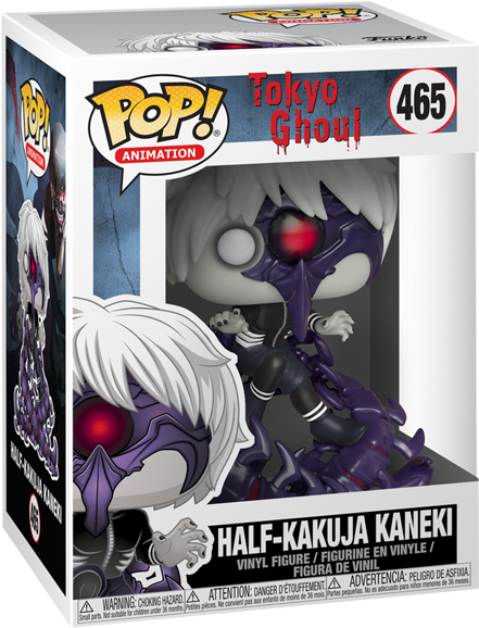 Half-kakuja Kaneki Pop Vinyl Figure - Half Kakuja Kaneki Pop Clipart (600x600), Png Download