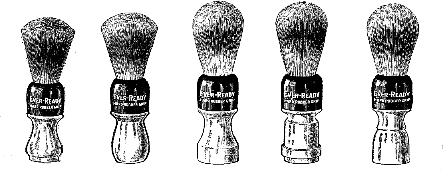 1600 X 749 3 - Shaving Brush Vintage Png Clipart (1600x749), Png Download