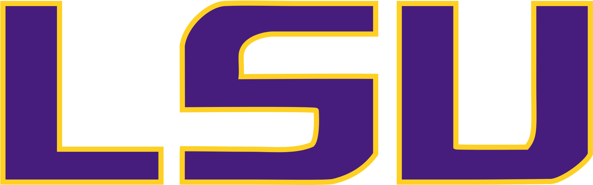 Sec Football Logo Vector Wwwimgkidcom The Image Kid - Louisiana State University Logo Png Clipart (2000x800), Png Download