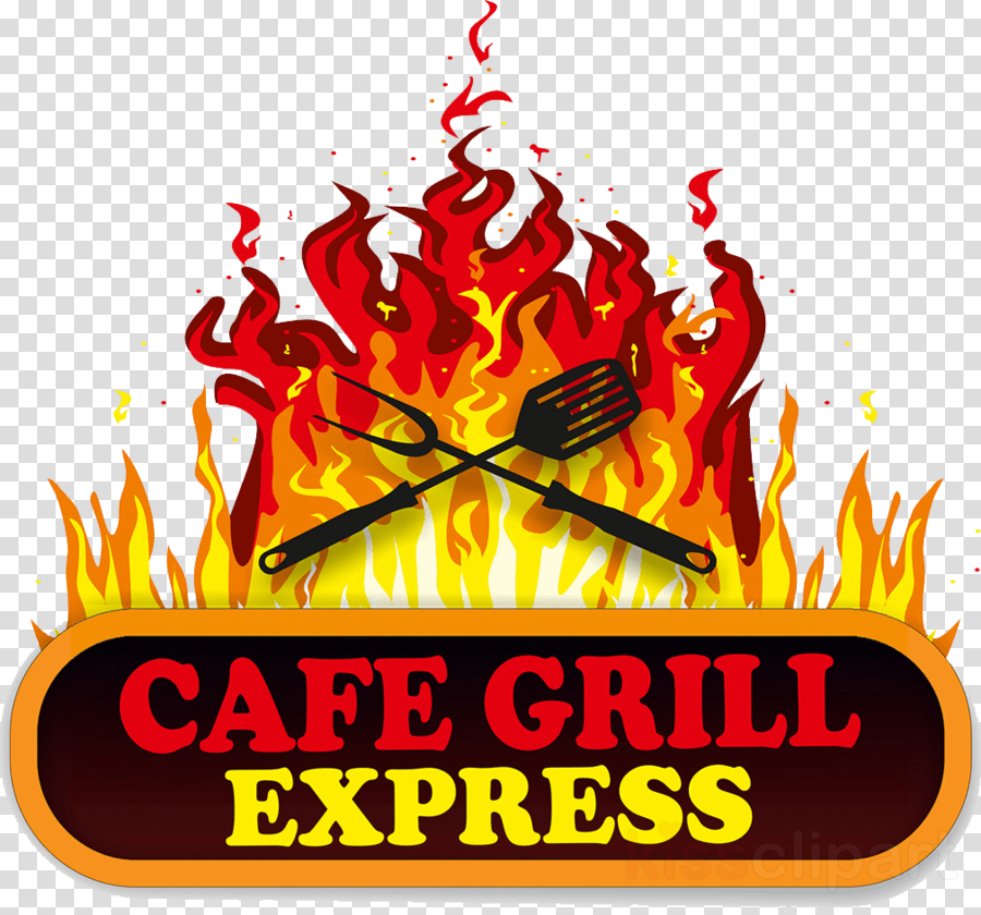 Fire Flame Png Clipart Grill Express Fire Flame - Illustration Transparent Png (900x840), Png Download