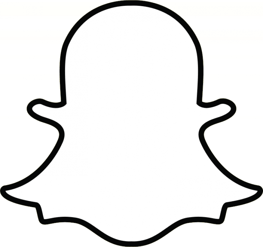 Free Png Download White Snapchat Logo Png Images Background - Snapchat Icon White Png Clipart (850x800), Png Download