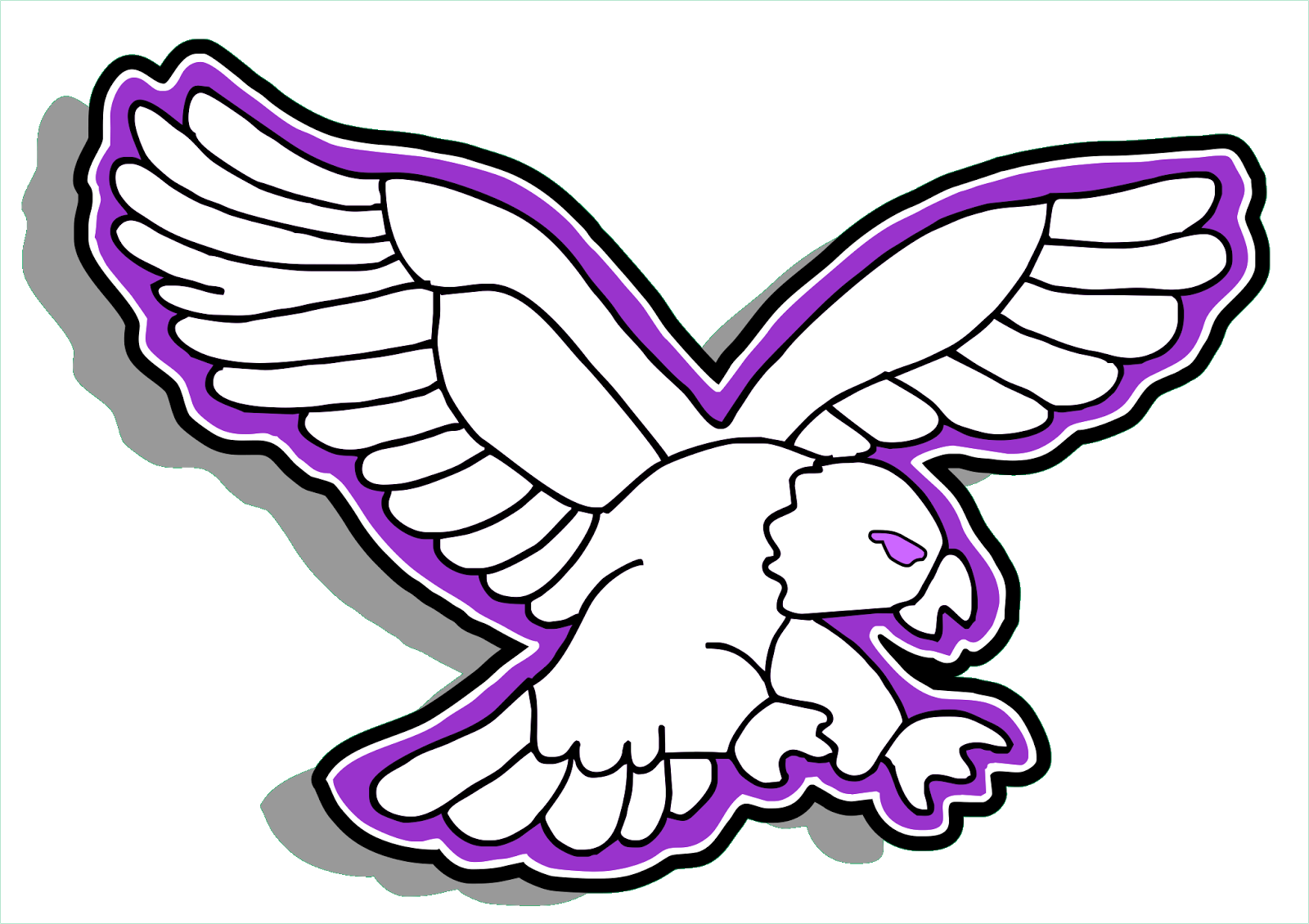Viewing Gallery For - Meadville Eagles Clipart (1600x1130), Png Download