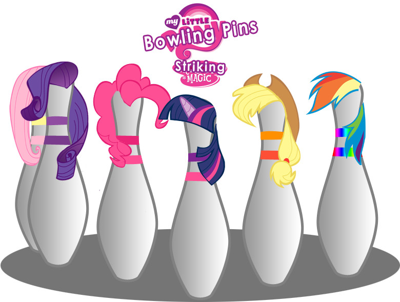 Bowling Pin Marketing - My Little Pony Bowling Pins Clipart (800x600), Png Download