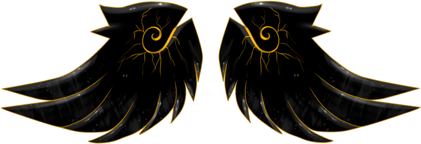 Gold/yellow Wings - Cape Aottg Clipart (1024x1024), Png Download