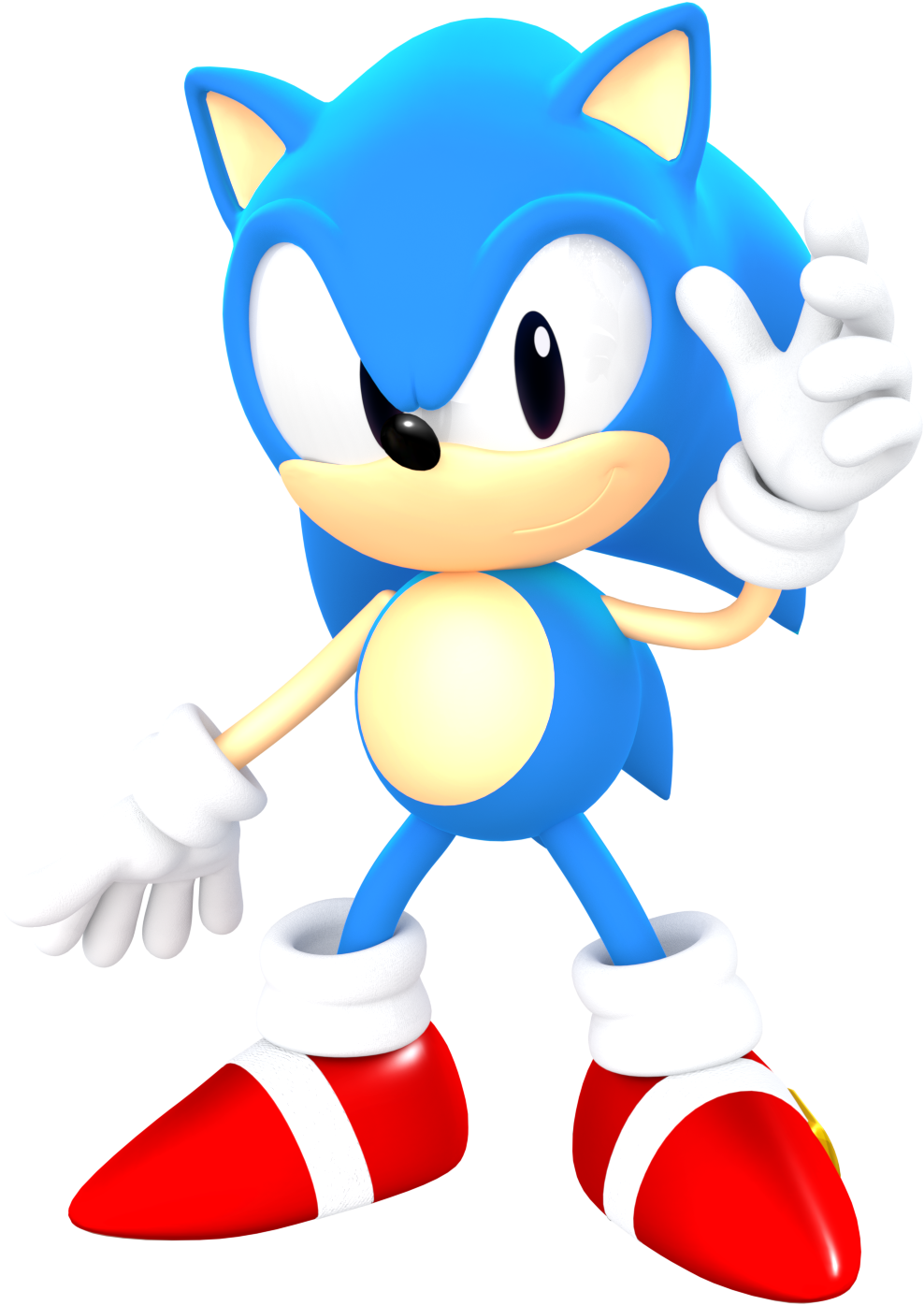Sonic The Hedgehog, Blur, Video Games, I Love, Videogames, - Sonic Classic Sonic Forces Clipart (988x1395), Png Download