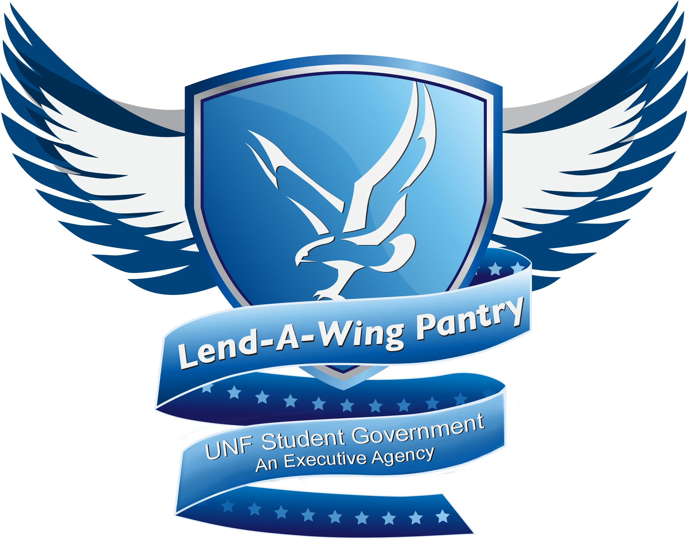 Lend A Wing Pantry Ea Logo - Emblem Clipart (2282x1803), Png Download