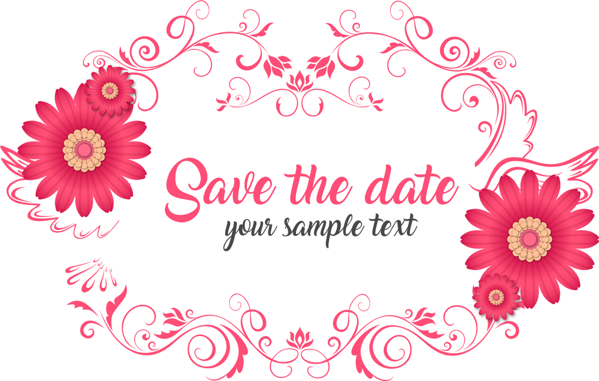Download - Transparent Save The Date Png Clipart (2048x2048), Png Download