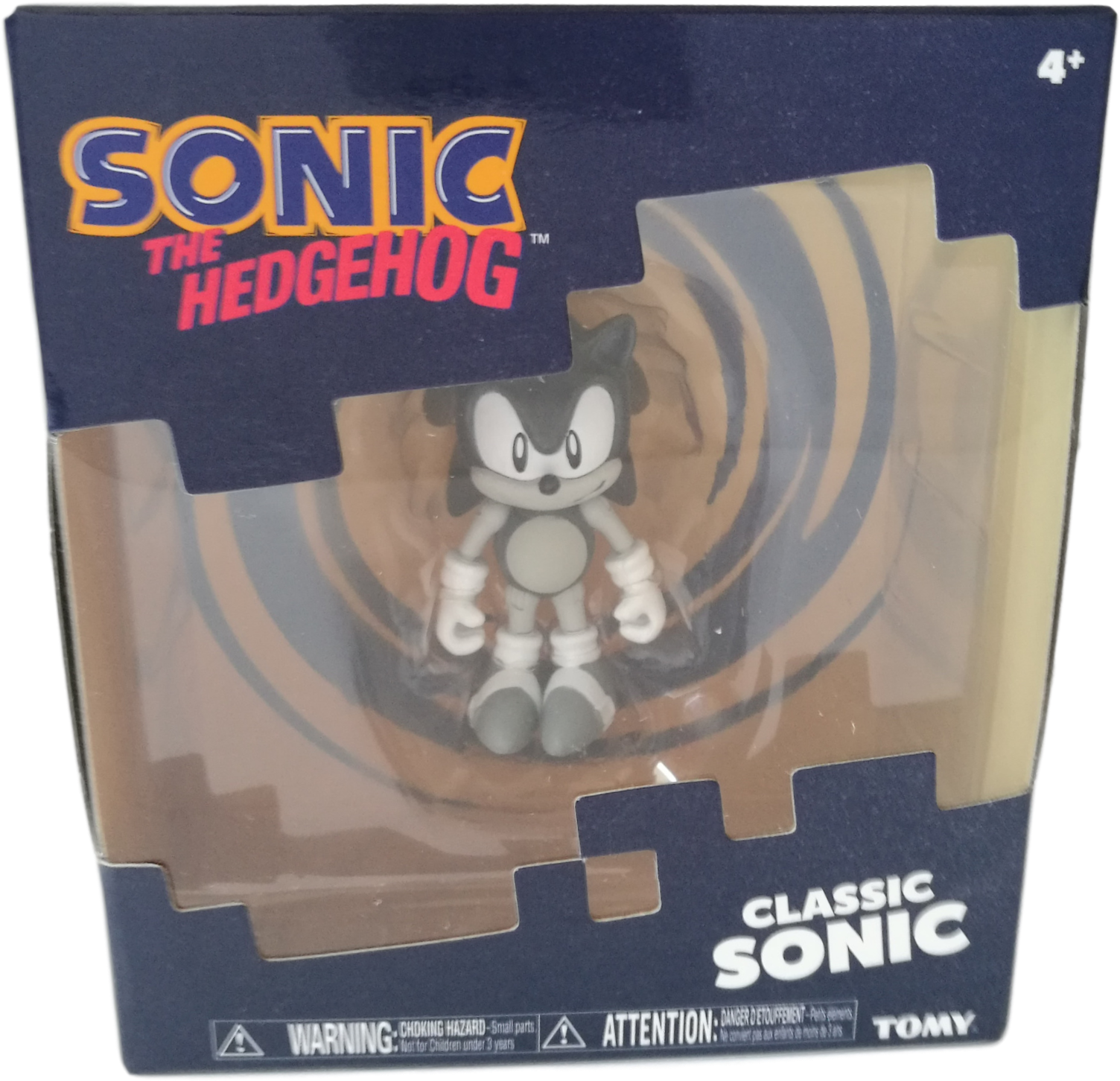 3" Black & White Sonic Figure Clipart (1504x1452), Png Download