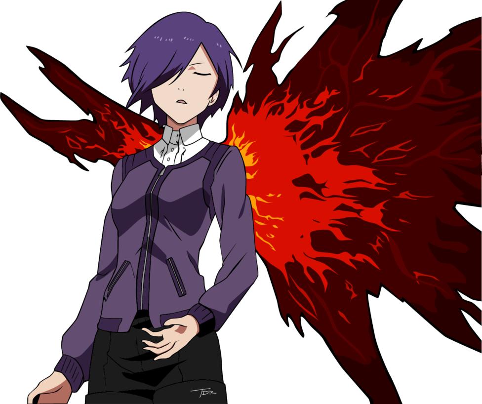 Touka - Tokyo Ghoul Touka Transparent Clipart (976x818), Png Download