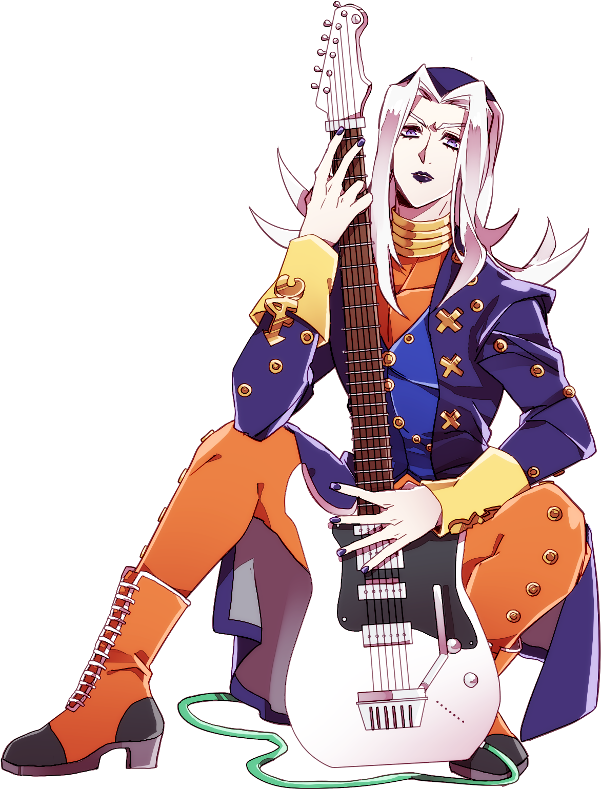 Leone Abbacchio - Abbacchio Leone Fanart Clipart (1200x1600), Png Download