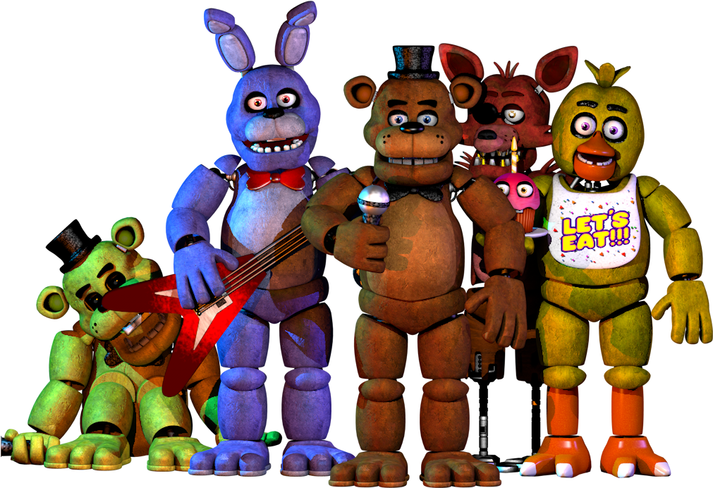 Fnaf Png - Art Five Nights At Freddy's Clipart (1024x768), Png Download