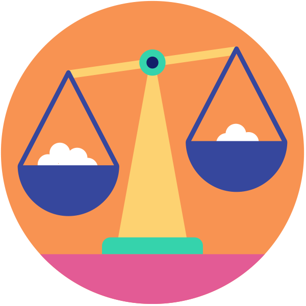 Libra Facts - Segno Zodiacale Della Bilancia Clipart (600x600), Png Download