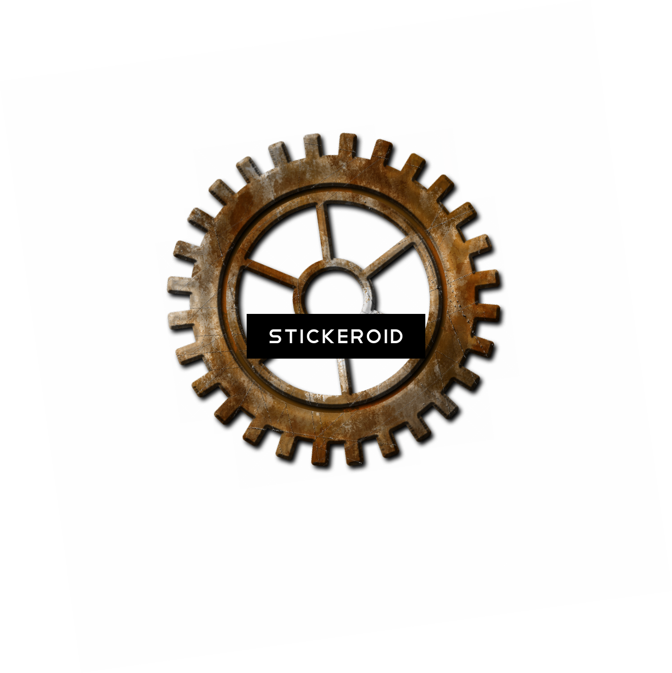 Steampunk Gold Gear , Png Download Clipart (1354x1355), Png Download