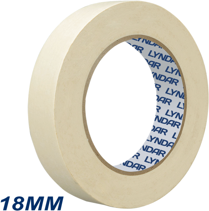 Lyndar Premium Automotive Masking Tape 18mm Single - Circle Clipart (720x720), Png Download