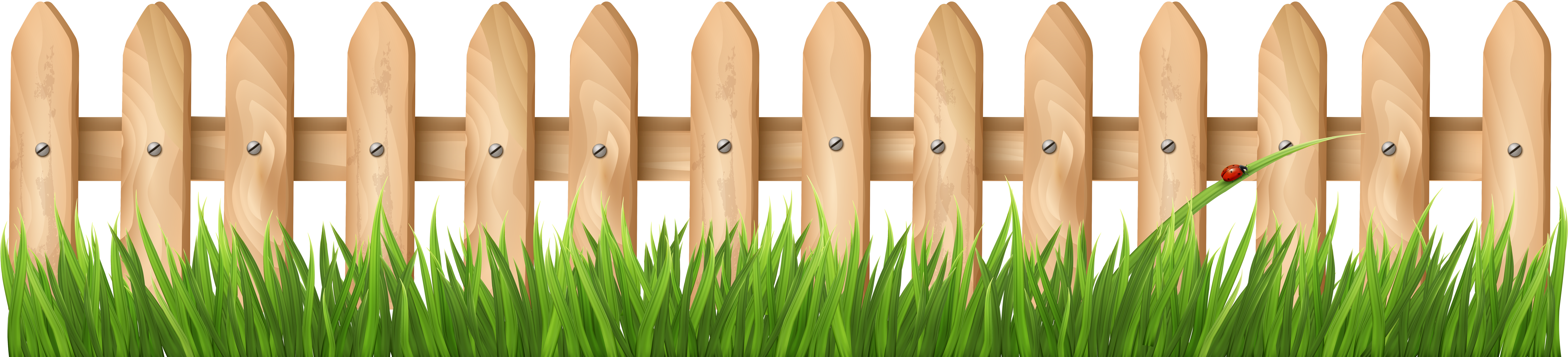 Fence - Fence Clipart Png Transparent Png (8659x2000), Png Download