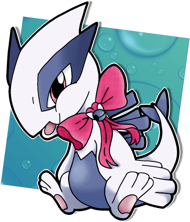 Chibi Lugia Clipart (696x800), Png Download