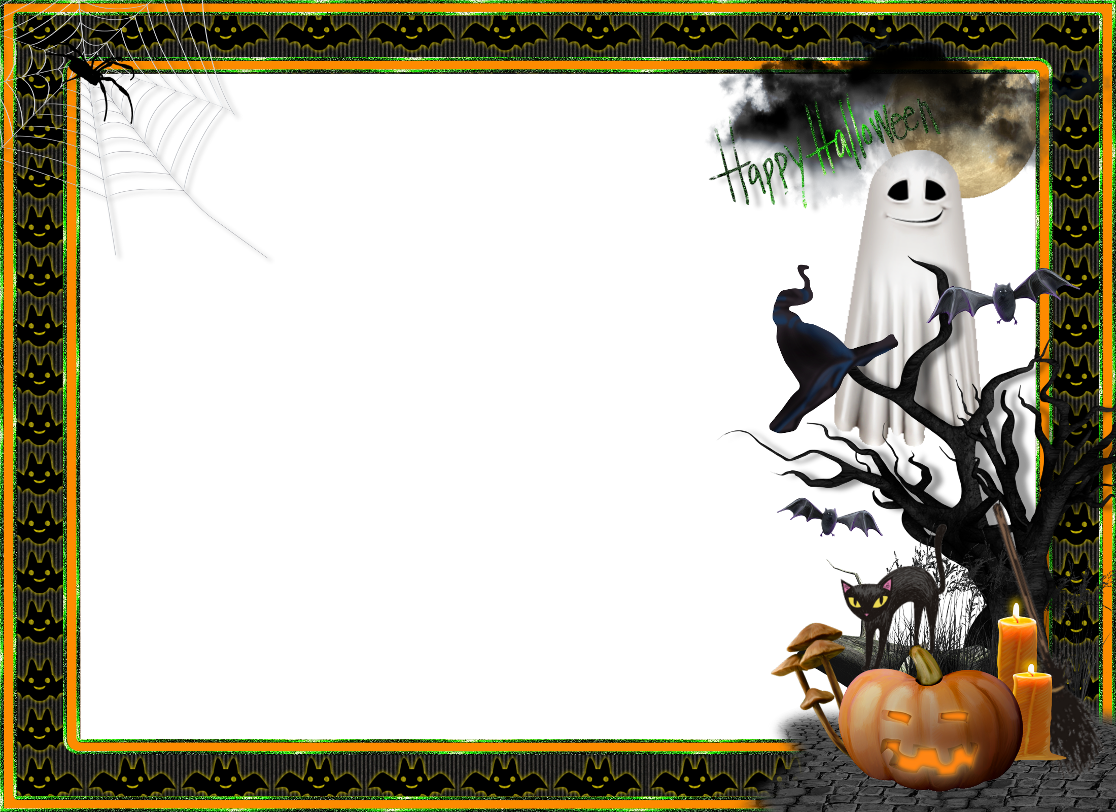 Halloween Frames Clipart Large Size Png Image Pikpng