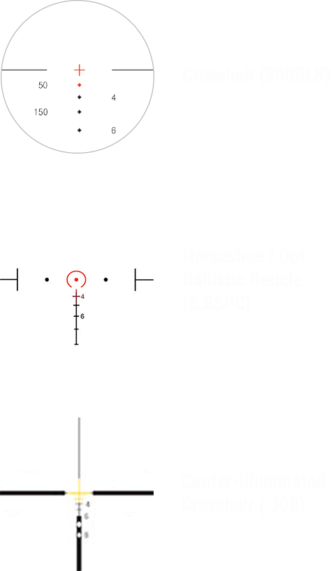 Reticles Reticles - Acog Reticles Clipart (474x818), Png Download