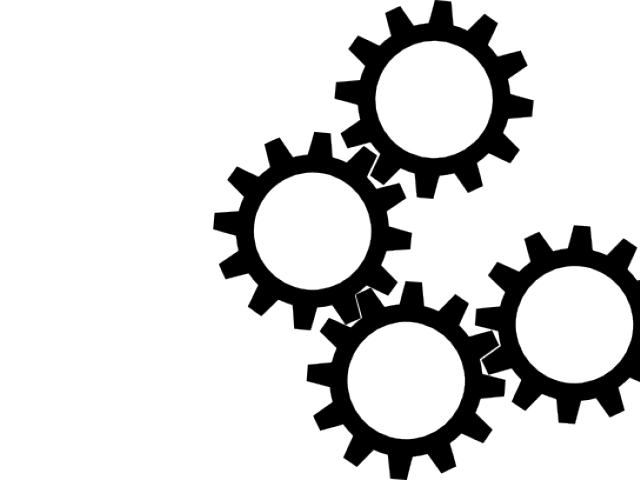 Steampunk Gear Clipart Interlocking - Roue Dentée Png Transparent Png (640x480), Png Download