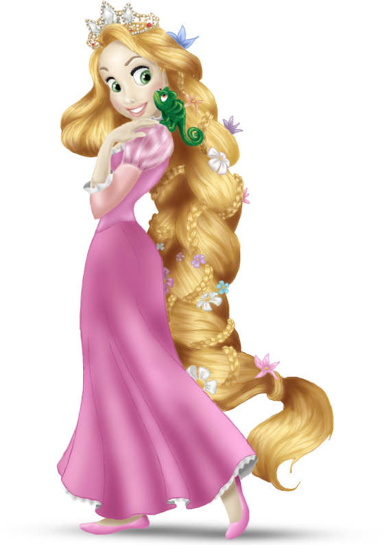 Rapunzel Para Imprimir - Rapunzel Png Clipart (567x794), Png Download