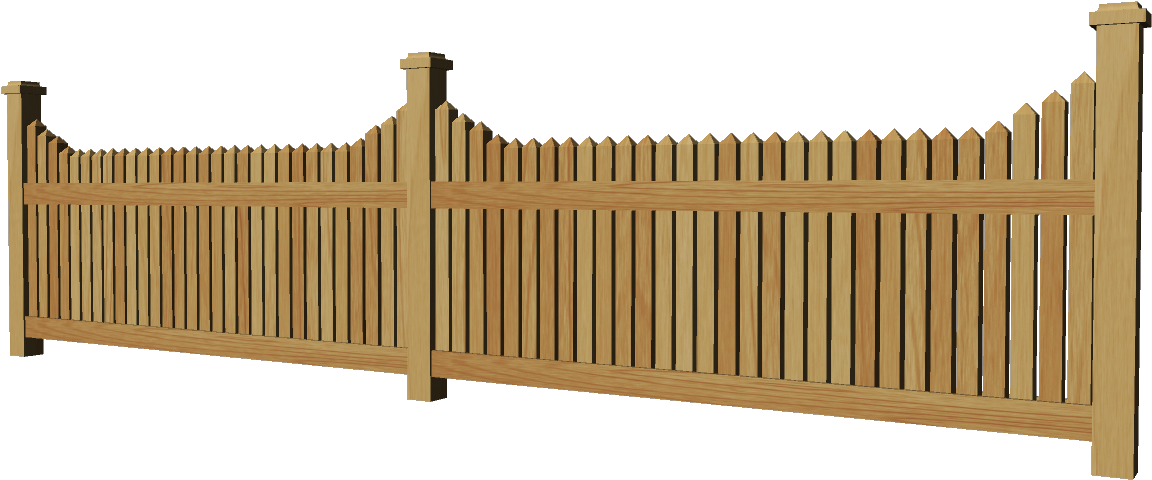 Wooden Fence - Picket Fence Clipart (1280x720), Png Download