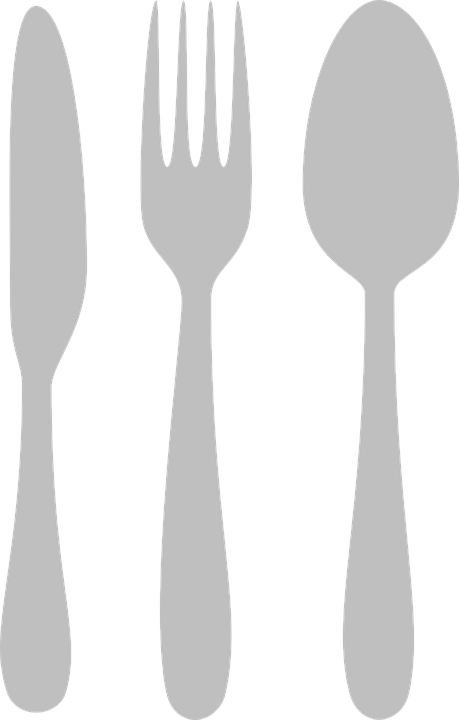 Fork Knife Png Shop - Silver Cutlery Clipart Transparent Png (459x720), Png Download