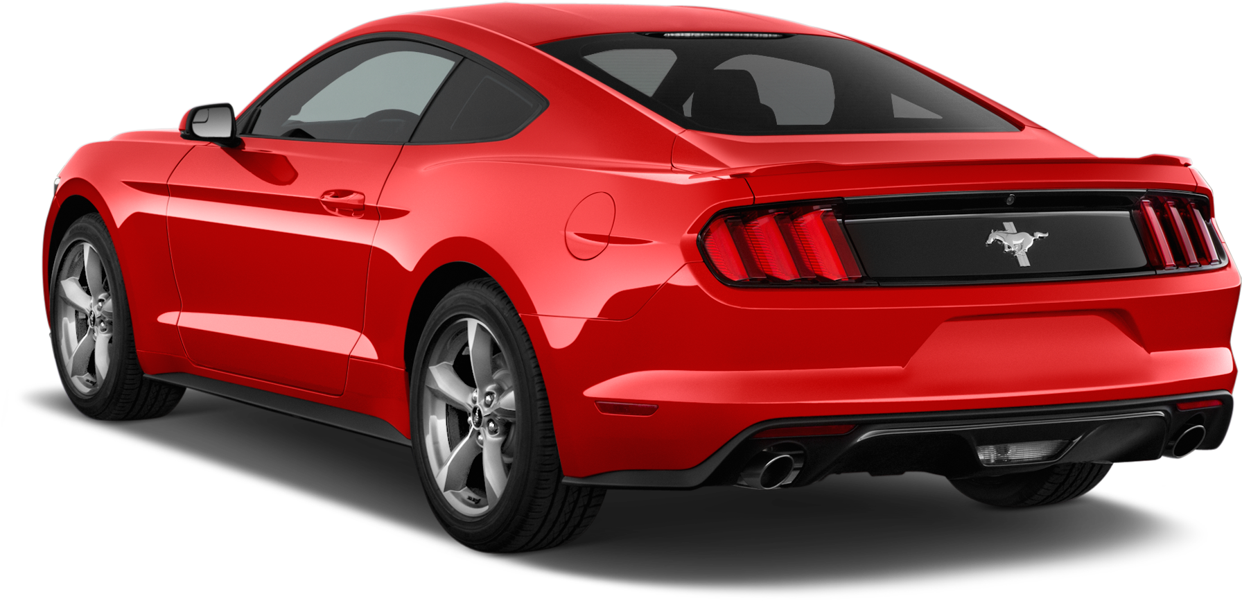 Free Png Download Ford Mustang Clipart Png Photo Png - 2017 Mustang Ecoboost Rear Transparent Png (850x565), Png Download