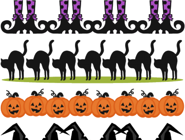 Halloween Clipart Clipart Border - Clip Art - Png Download (640x480), Png Download