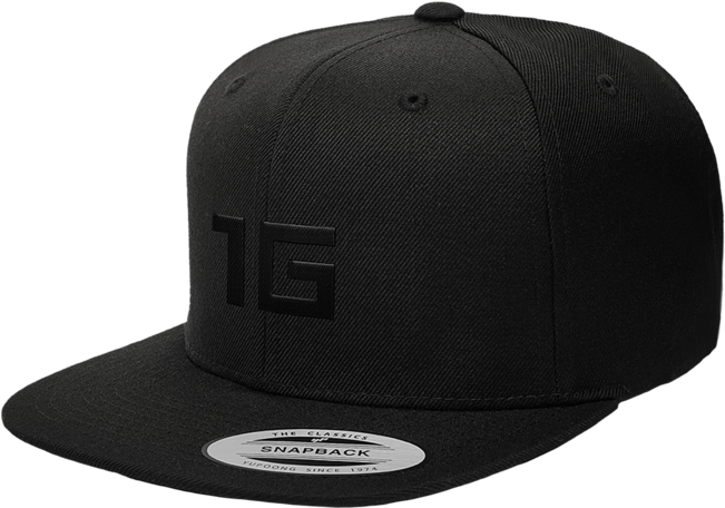 1g Black Hat - Snapback Hat Transparent Clipart (650x650), Png Download