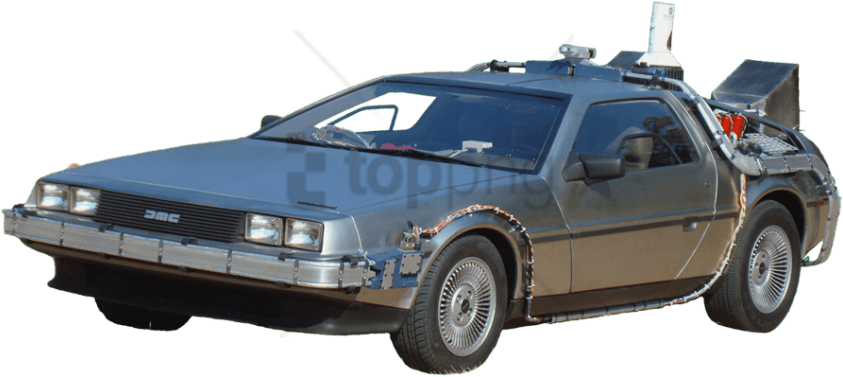 Delorean Time Machine Transparent Clipart (640x480), Png Download