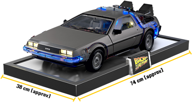 3zoom - Back To The Future Build The Delorean Clipart (600x600), Png Download