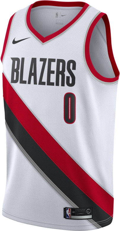 Damian Lillard - £70 - - Trail Blazers Nike Association Clipart (780x780), Png Download