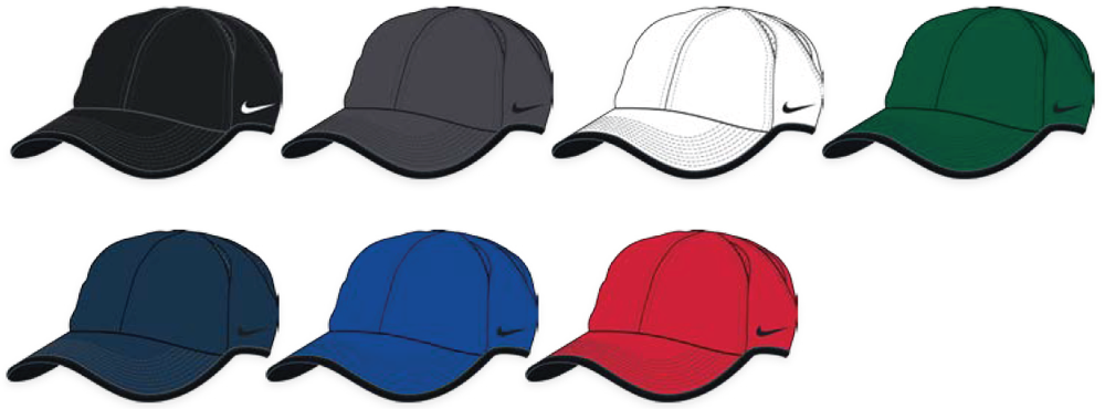 Nike Featherlight Custom Hat - Nike Featherlight Hat Clipart (1000x370), Png Download