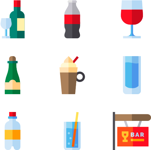 Cocktails Clipart (600x564), Png Download