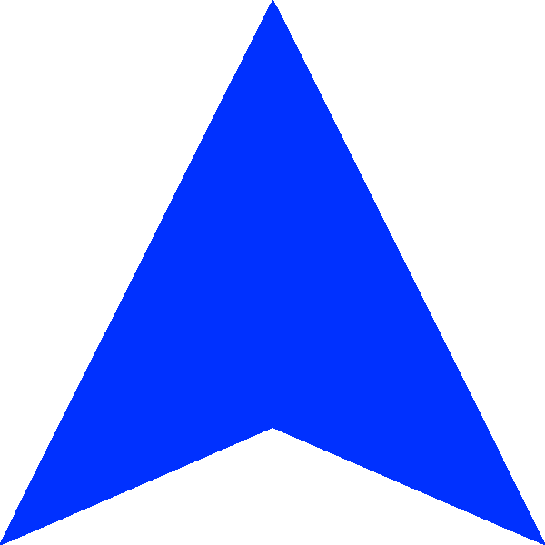 Blue Arrow Up Darker - Blue Arrow Up Png Clipart (600x600), Png Download