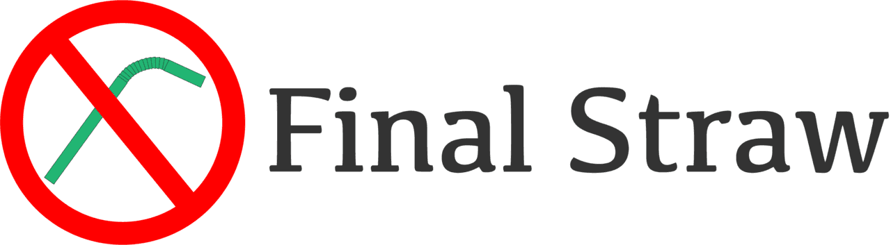 Final Straw Logo Clipart (1280x353), Png Download