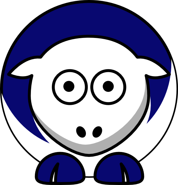 Sheep Nautical Blue Svg Clip Arts 576 X 600 Px - Png Download (576x600), Png Download