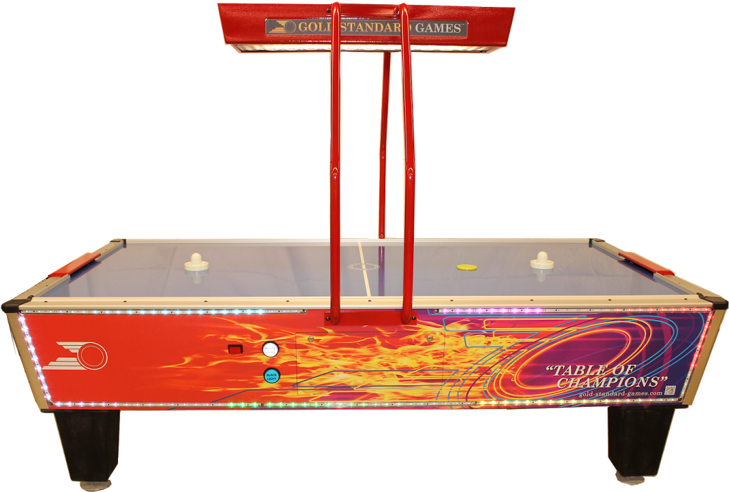 Gold Standard Games Gold Flare Home Air Hockey Table - Air Hockey Table Transparent Clipart (1210x807), Png Download
