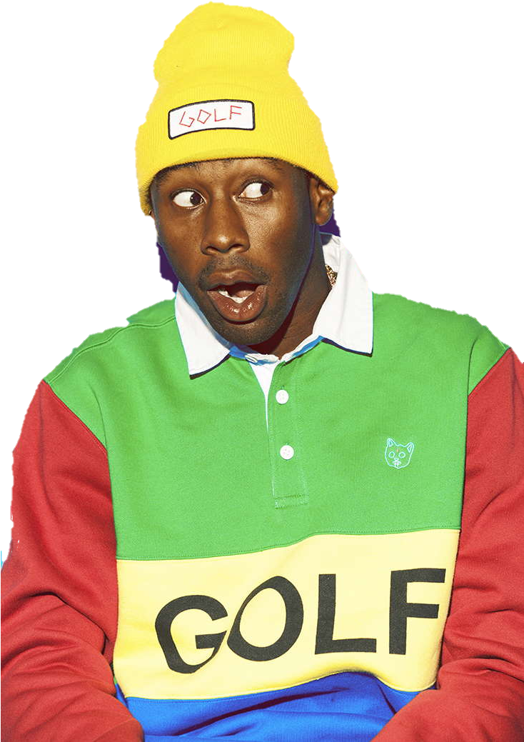 I Made A Png Of Tyler The Creator - Golf Wang Tyler The Creator Clipart (733x1100), Png Download
