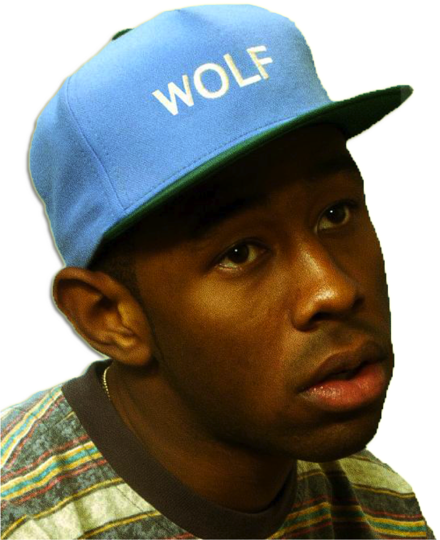 “tyler, The Creator Transparent ” - Tyler The Creator Wolf Songs Clipart (865x1069), Png Download