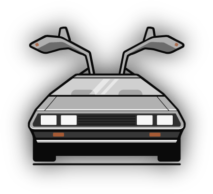 Bt Bttf Obj 06 Ok - Delorean Dmc-12 Clipart (566x568), Png Download